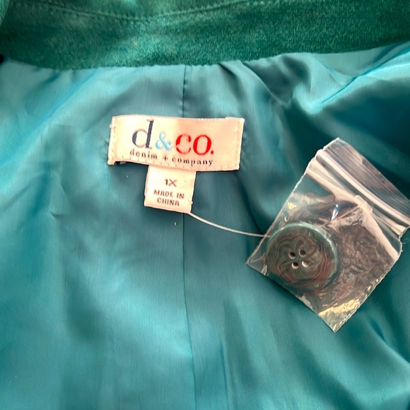 Elegant Emerald Green Pea Coat for Women - Picture 9 of 10